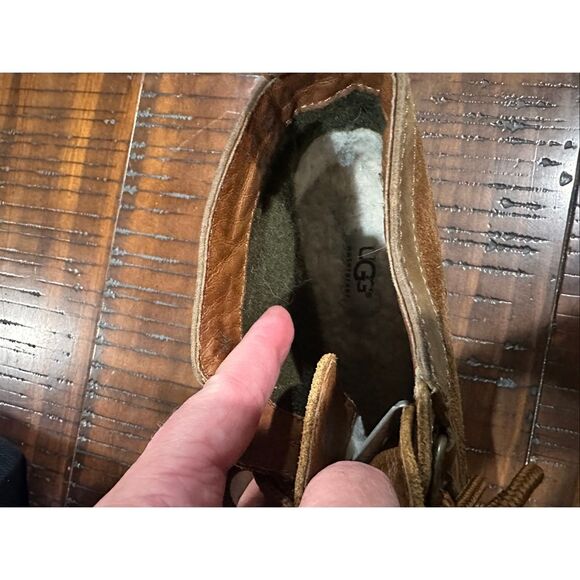 Ugg Greda brown duck boots waterproof lined rain snow 9.5 - Picture 10 of 11